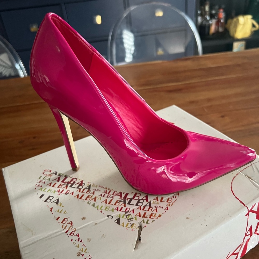 Come on Barbie, let’s go party! Hot pink stiletto heels